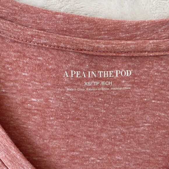 A pea in the Pod maternity T Shirt size XS Scoop neck Front‎ pocket - Picture 5 of 10